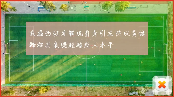 武磊西班牙解说首秀引发热议黄健翔称其表现超越新人水平